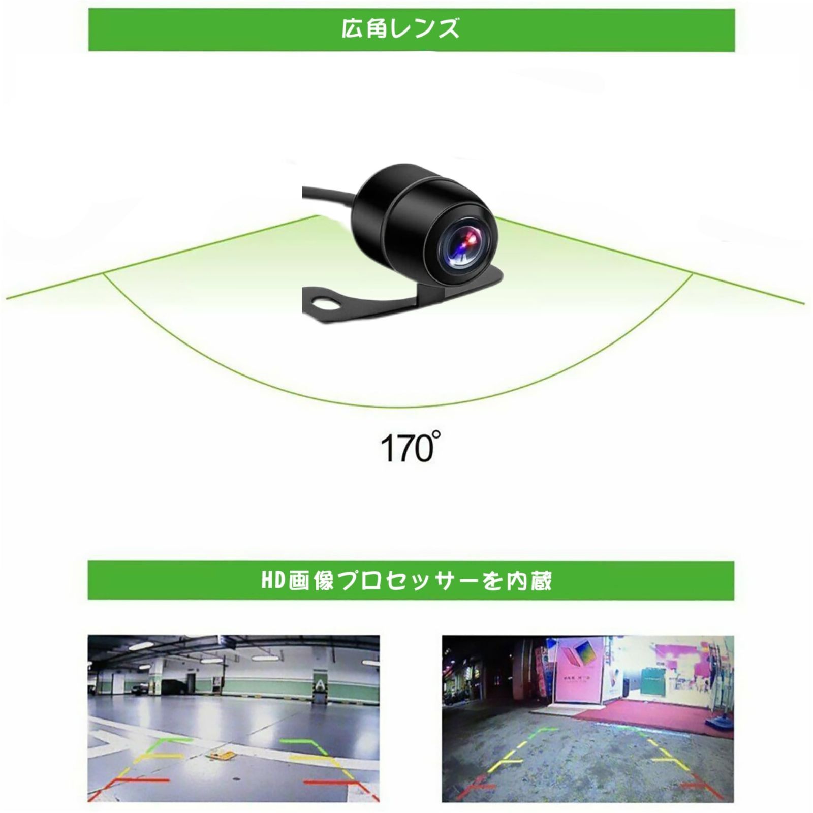 新品 Stynxro バックモニターカメラセット 4.3インチ LCD