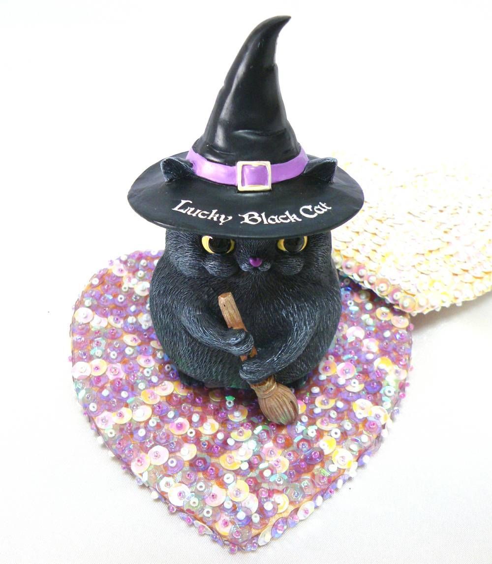 英国輸入品 ネメシスナウ ラッキーブラックキャット フィギュア 並行