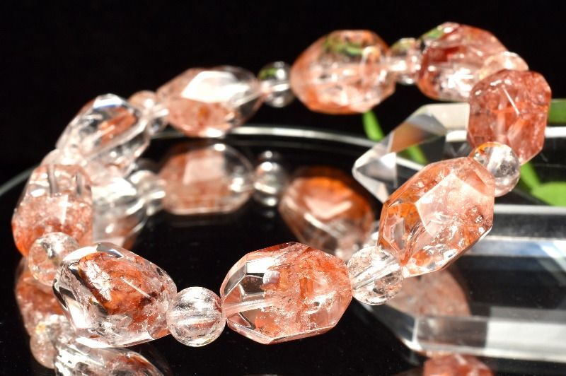 高品質・希少・ラス①】錦鯉水晶 虹入 ファイアークォーツ天然石 11.5