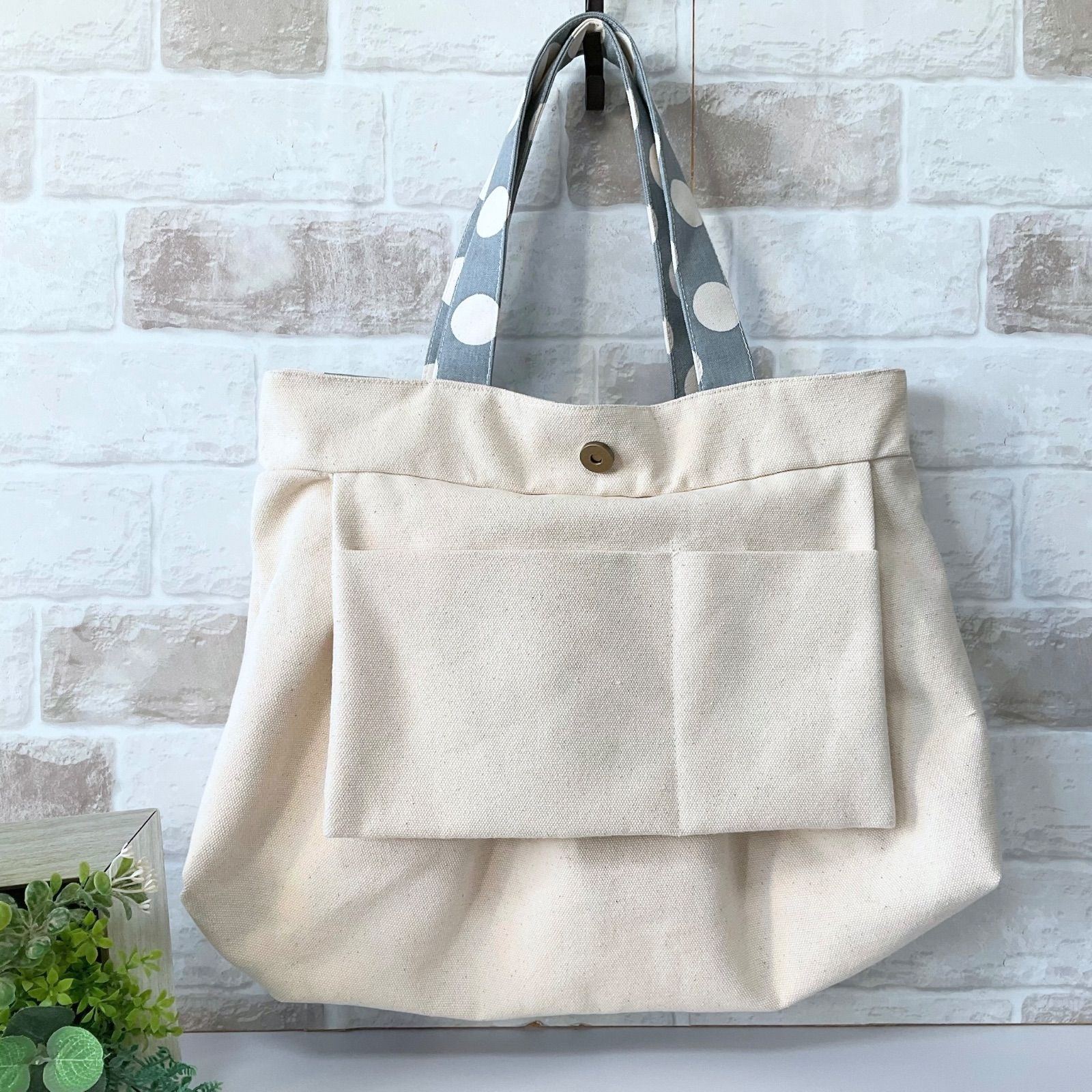 専用です　グラニーバックLサイズ How to make a gusseted granny bag DIY Bag How to make a bag