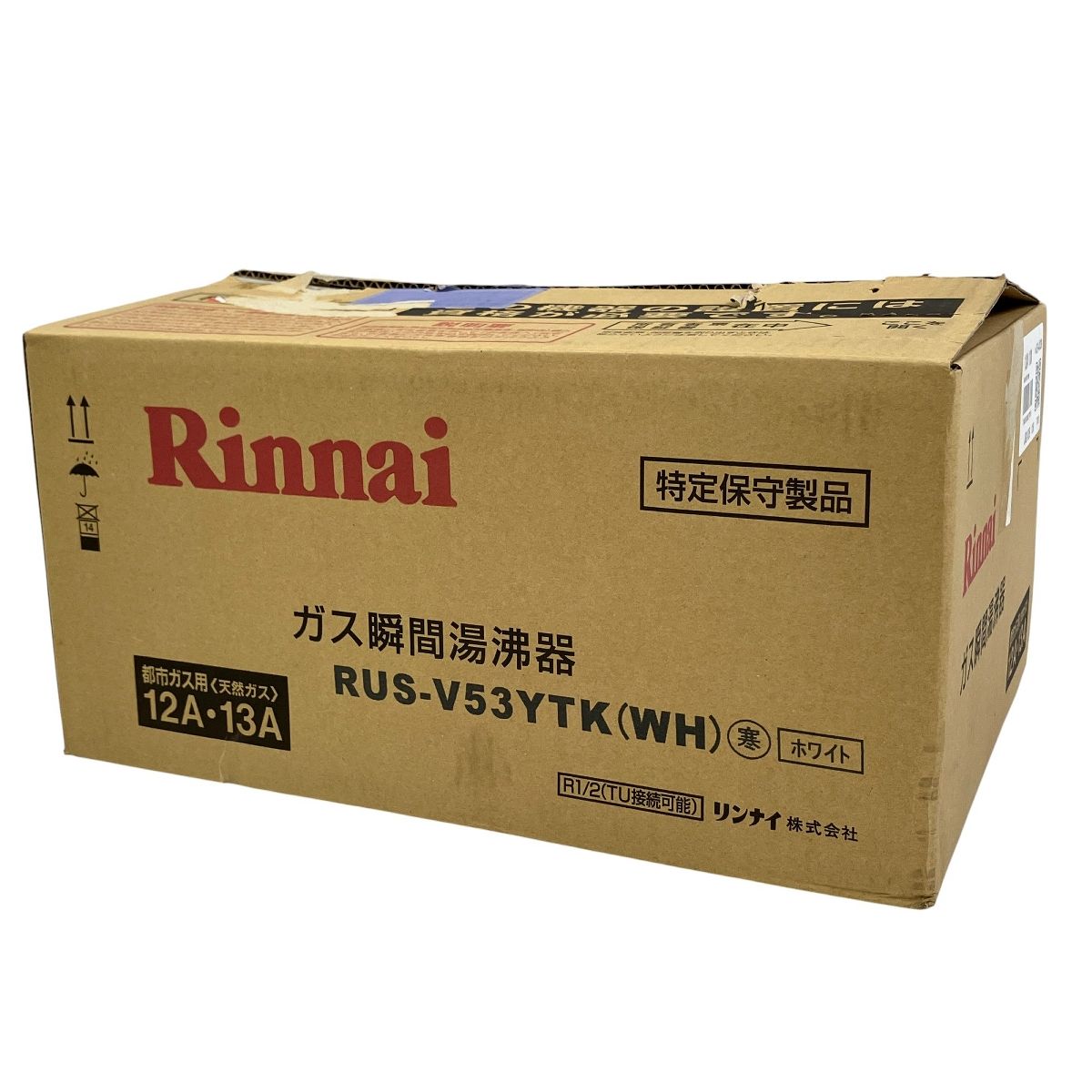 Rinnai 瞬間ガス湯沸かし器ガス給湯器 RUS-V53YT都市ガス【中古品】 Rinnai 瞬間ガス湯沸かし器ガス給湯器 RUS-V53YT都市ガス【中古品