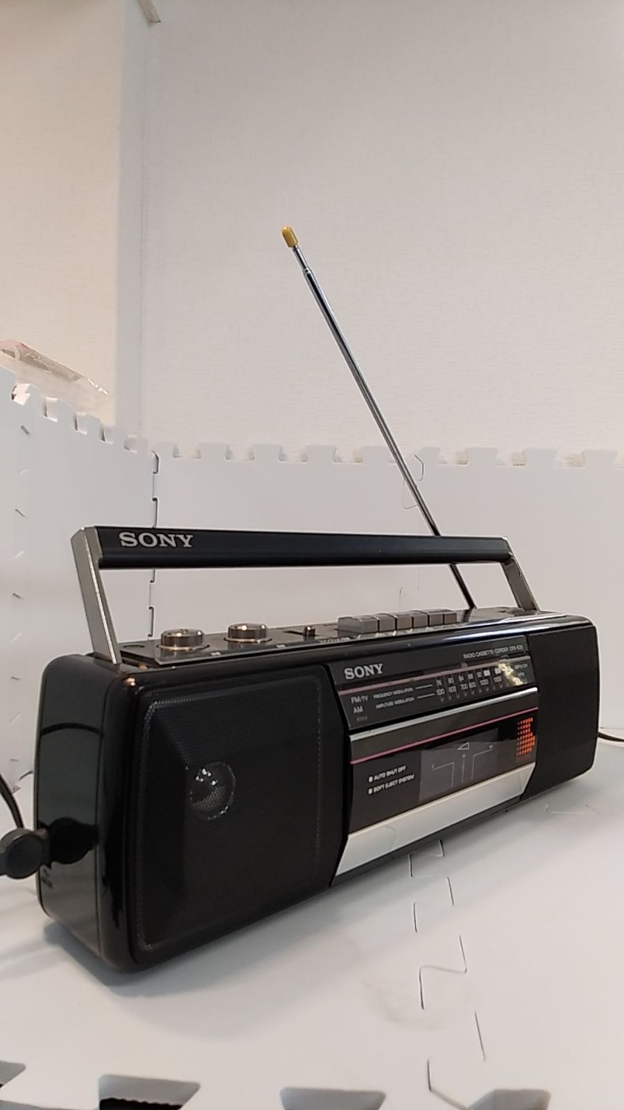 SONY ラジカセCFS-E20 レトロ - メルカリ