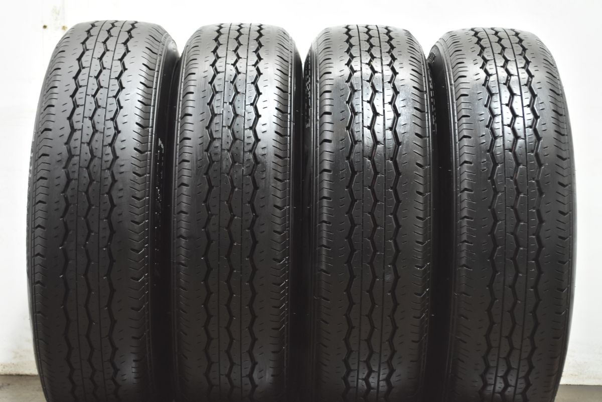 バリ溝 トヨタ 200 ハイエース 純正 15in 6J 35 PCD139.7 ブリヂストン エコピア RD613 スチール 195 80R15 LT レジアスエース TRITUETUBI_COM