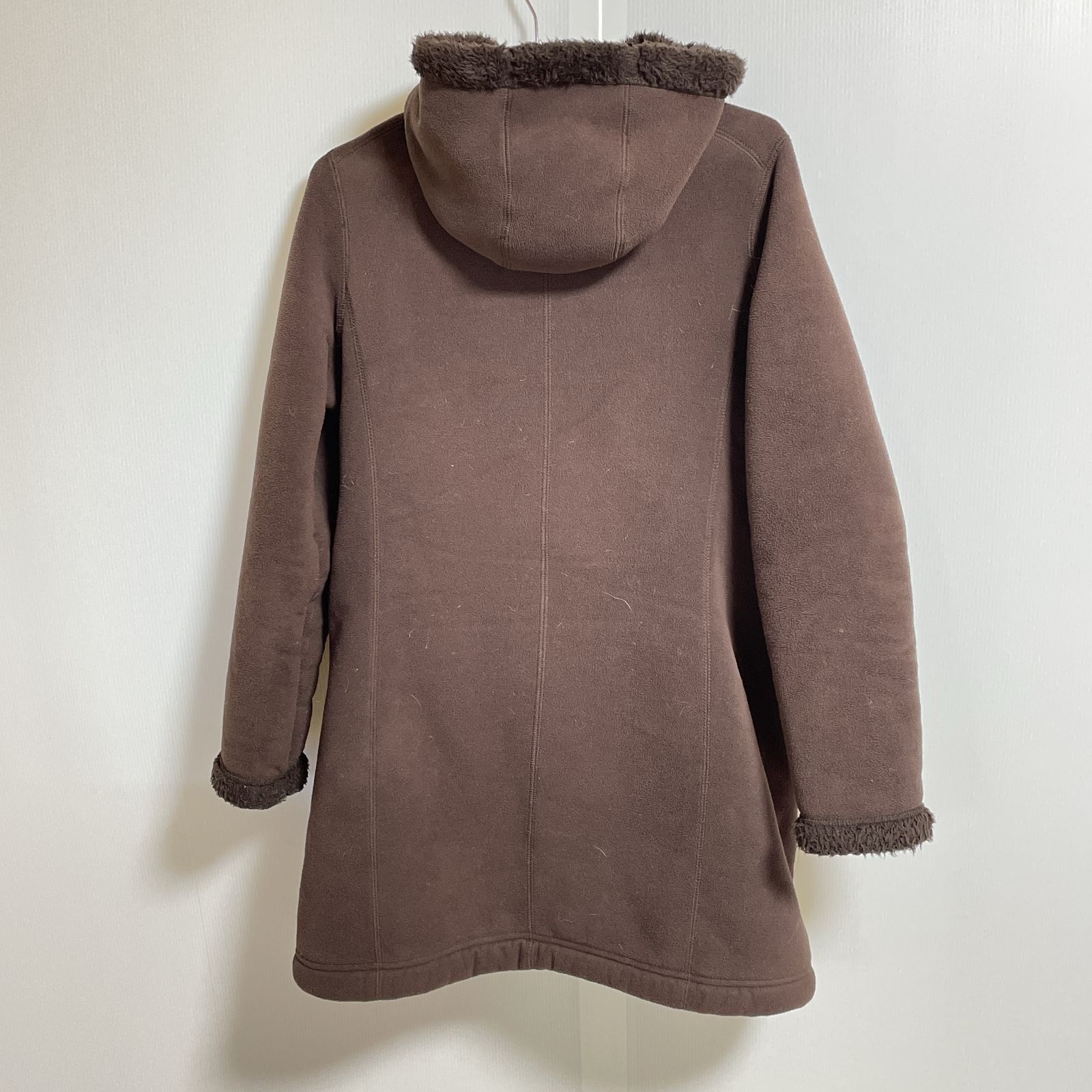 UNIQLO ユニクロ M チョコレートブラウン FLEECE 裏ボアフリース