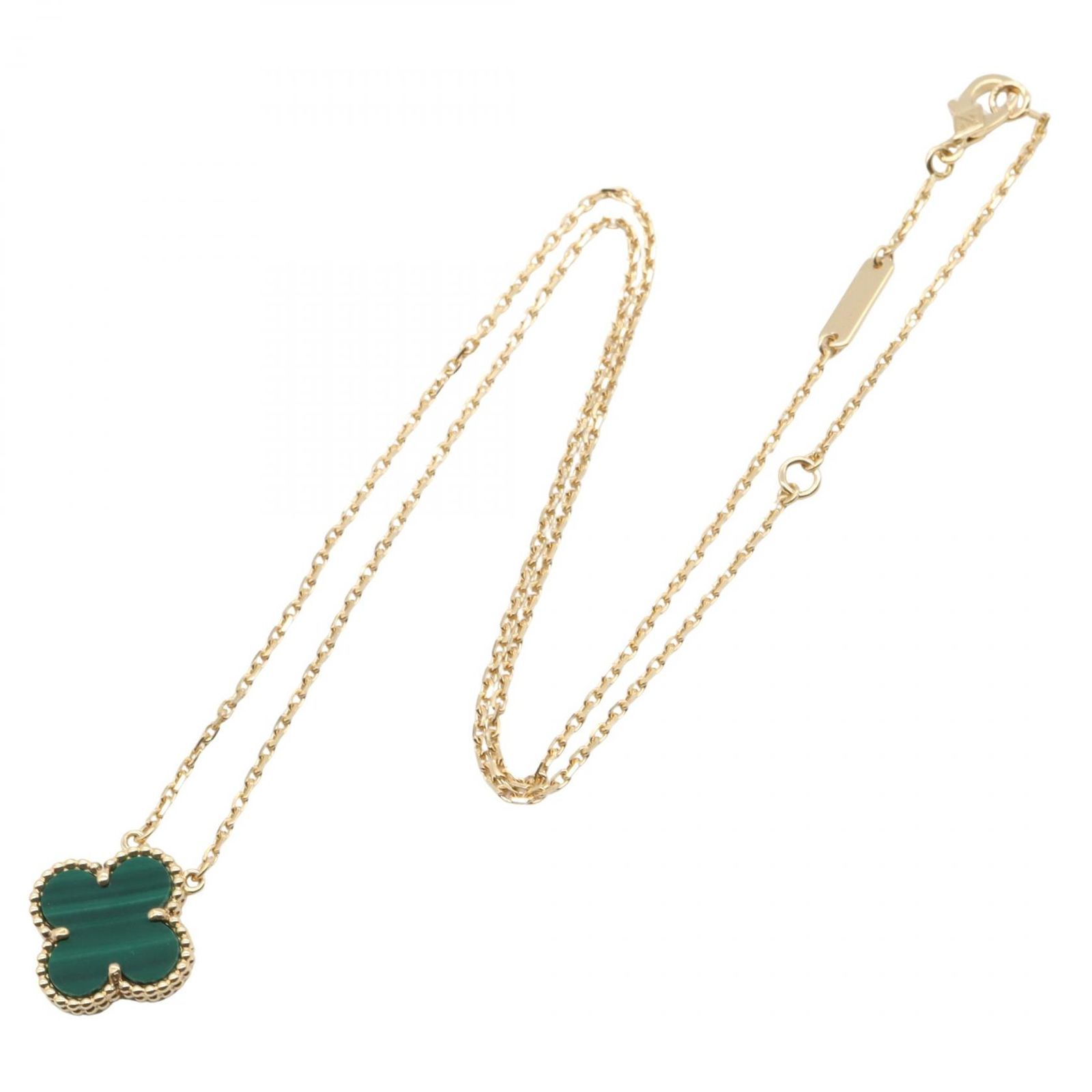 Van Cleef - Arpels ヴァンクリーフ&アーペル ヴィンテージアルハンブラ マラカイト ネックレス ネックレス