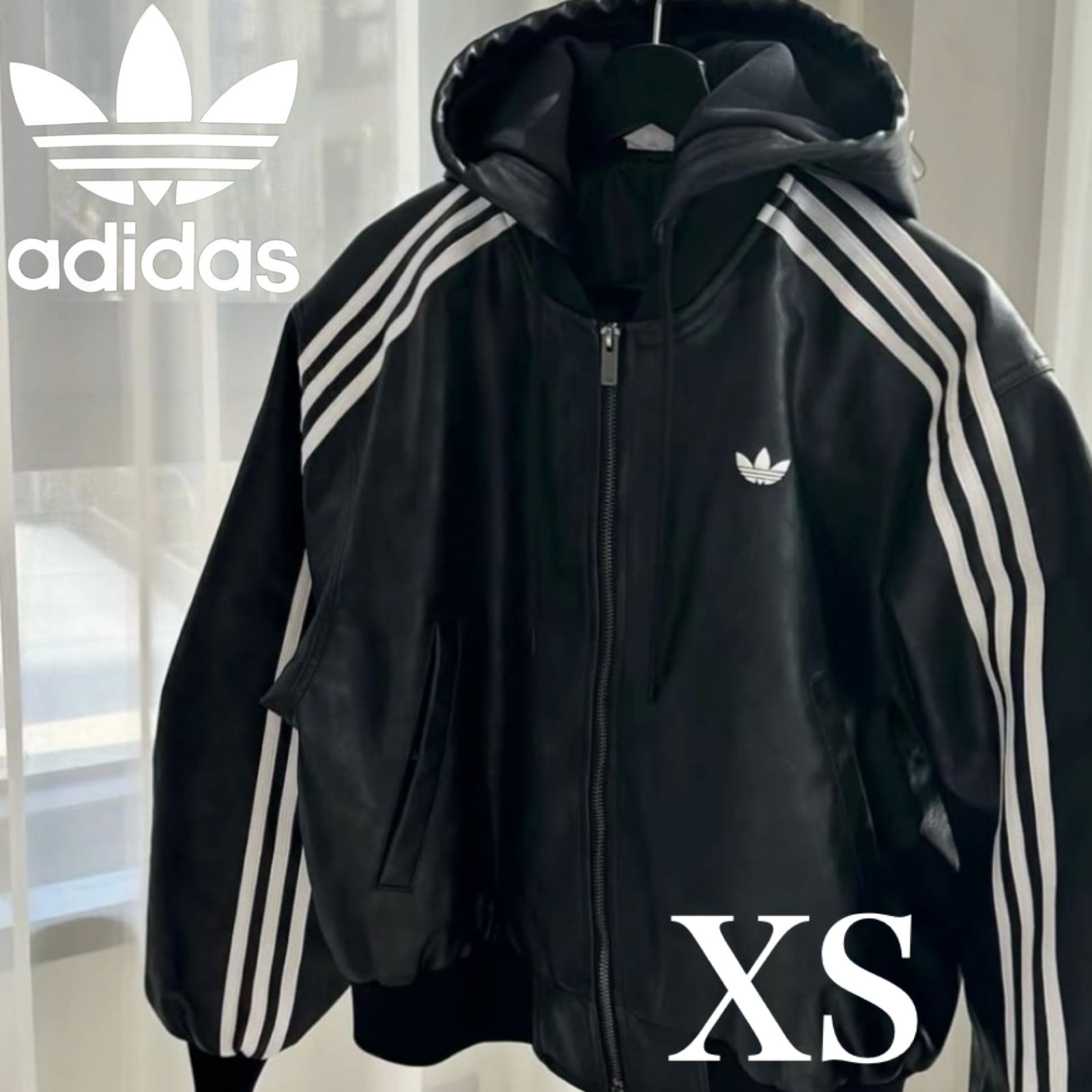 希少XS⭐️ADILENIUM シーズン 3 ビンテージ フェイクレザージャケット 