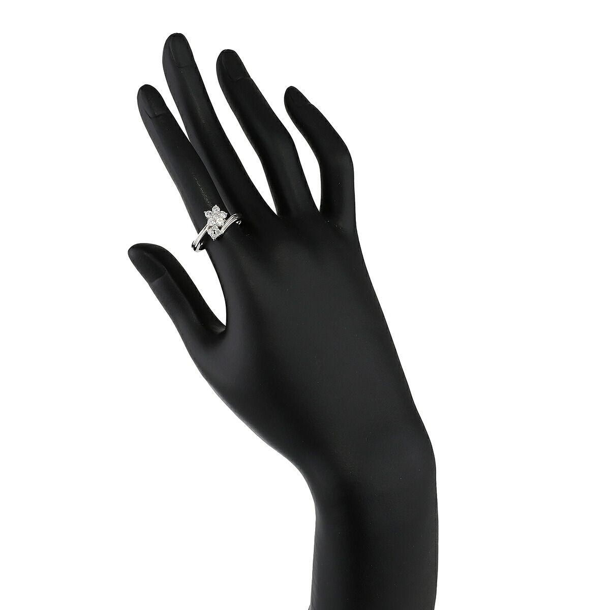 ボタニカルデザインリング SIクラス 指輪 ダイヤモンド 0.5ct Pt900 13  