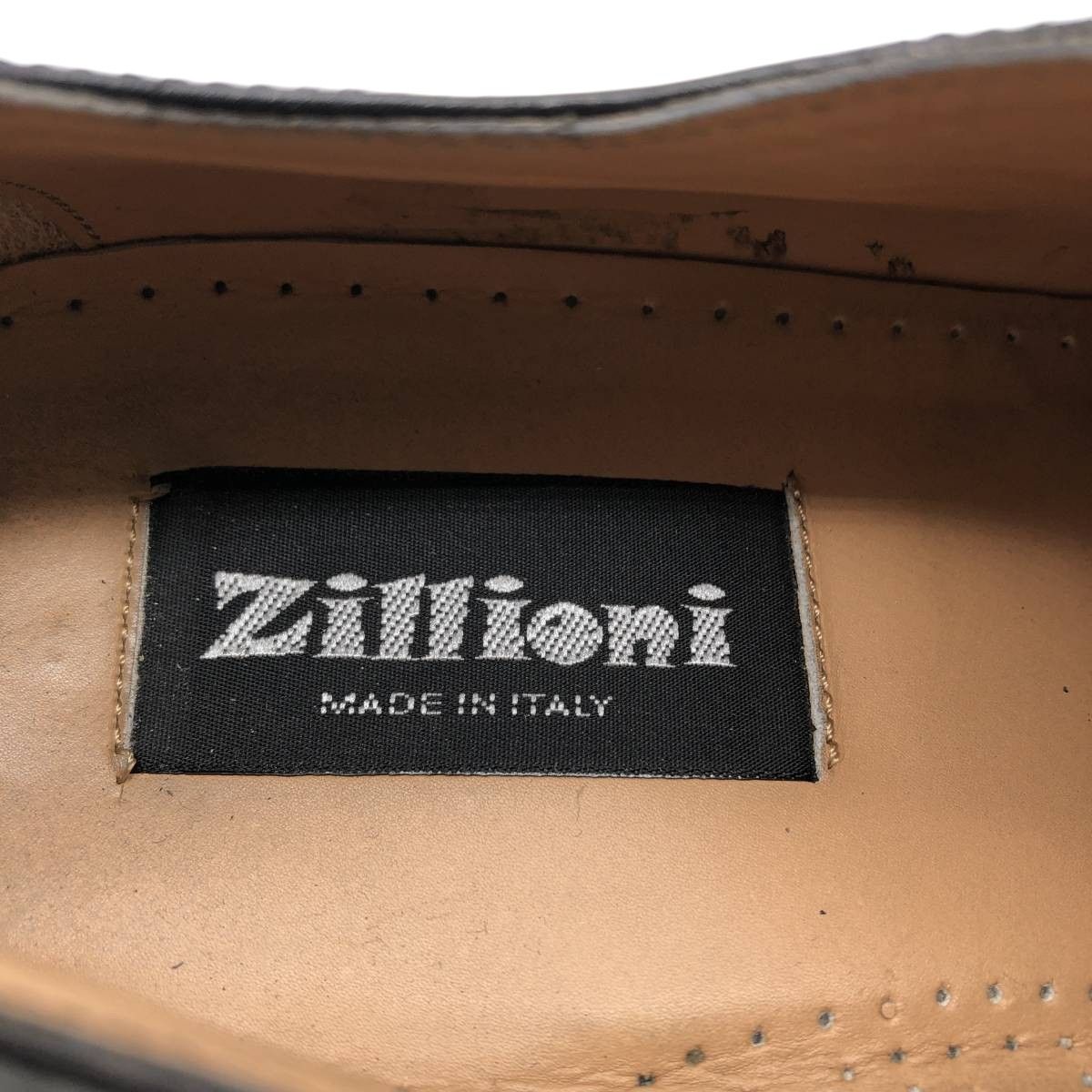 スクエアトゥ ストレートチップシューズ