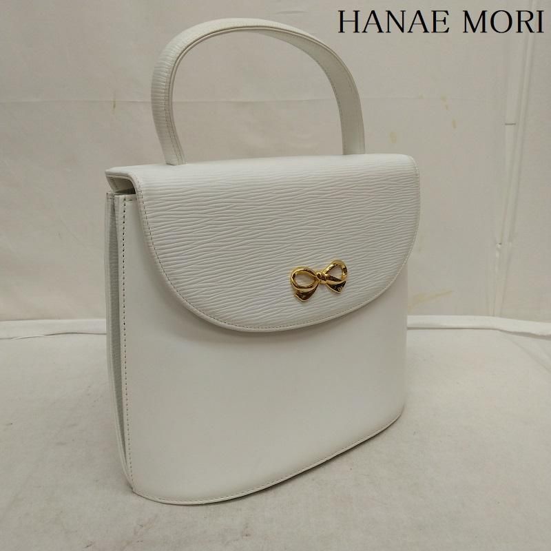 HANAE MORI ハンドバッグ アイボリー B33190 ベージュ 新品 HANAE MORI ハンドバッグ アイボリー B33190 ベージュ 新品