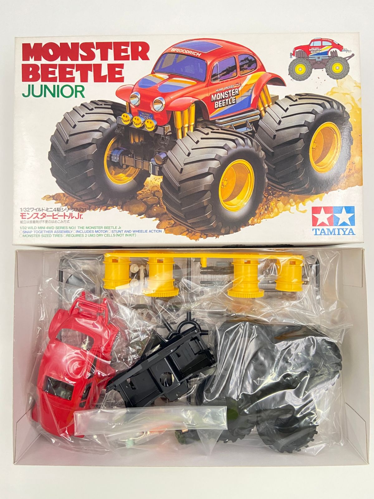 ♪ ミニ四駆 1 32 モンスタービートルJr. ワイルドミニ四駆シリーズ No.1 17001 60
