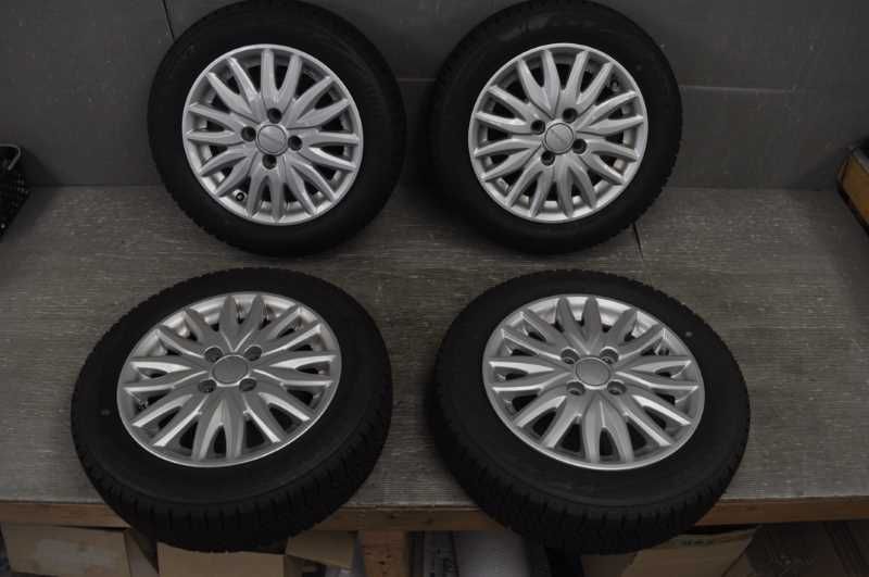 バリ山 スタッドレスタイヤ 製 155 65 R14 14×4.5J 40 4H PCD100 4本セット JF1 N-BOX ボックス BLIZZAK VRX2 s020854G