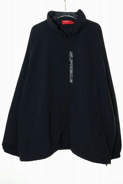 新品未使用 シュプリーム トラック ジャケット ブラック XL シュプリーム SUPREME 25SS CONTRAST ZIP TRACK JACKET BLACK XL