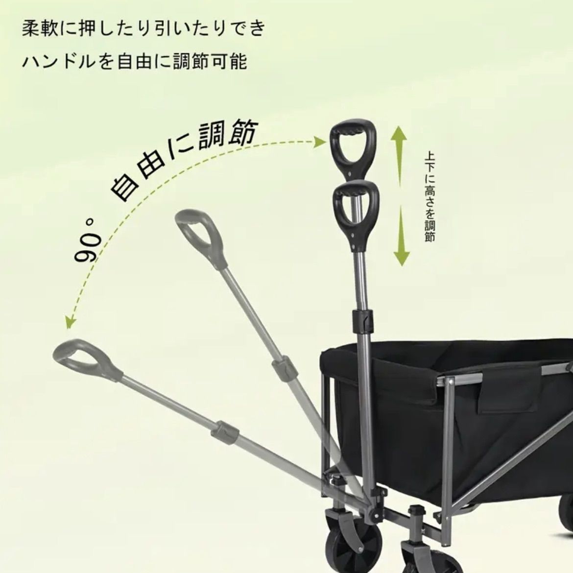 コンパクト収納簡単 ブラック