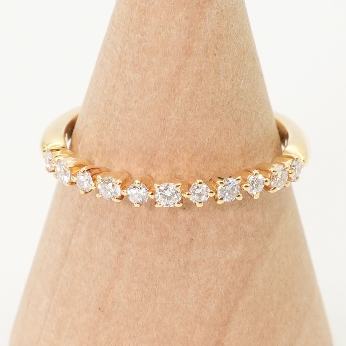 ポンテヴェキオ ハーフエタニティ ダイヤ 0.17ct リング/24-4337