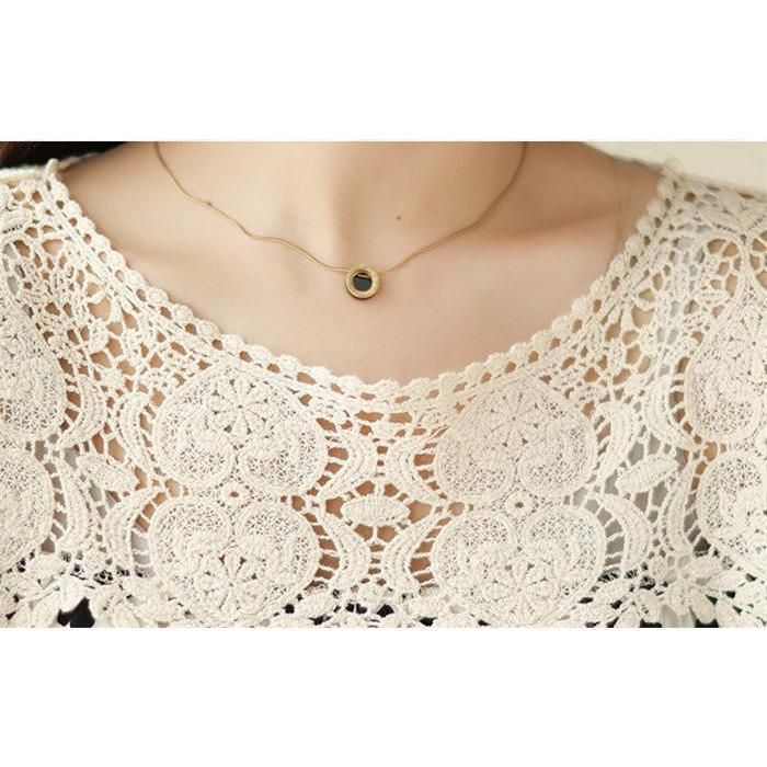 ブラウス 透かし編み 花柄 半袖 シャツブラウス レディース トップス プルオーバー tシャツ レイヤード 通勤 OL 体型カバー 春夏 コーデ 重ね着 20代 30代 爆売 ブラウス 透かし編み 花柄 半袖 シャツブラウス レディース