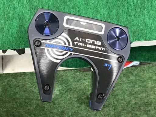 オデッセイ Ai-ONE TRI-BEAM 7 32インチ パター PT STROKE LAB 90 スチール フレックスその他 メンズ 男性用 右利き 右用 Bランク ゴルフクラブ