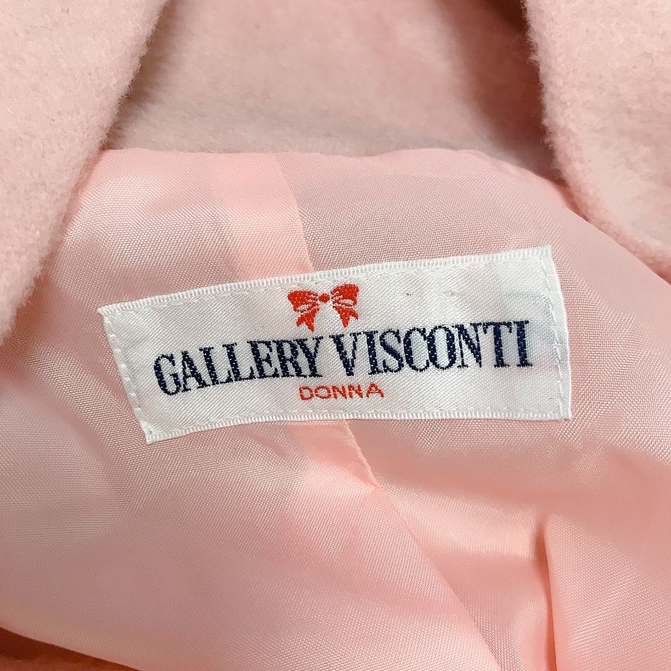GALLERY VISCONTI ギャラリービスコンティ リボン付きコート