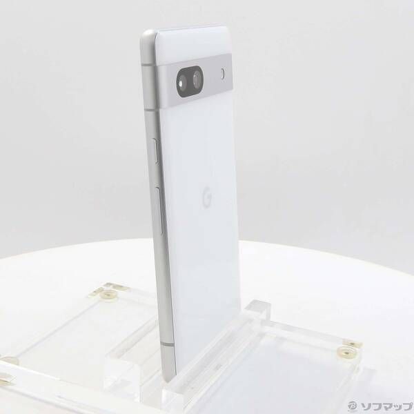 スマートフォン・携帯電話 〔品〕 Google Pixel 7a 128GB スノー au