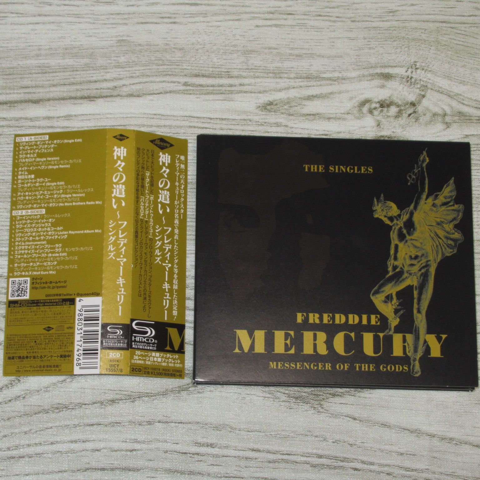 CD 神々の遣い～フレディ・マーキュリー・シングルズ 2SHM-CD 帯付