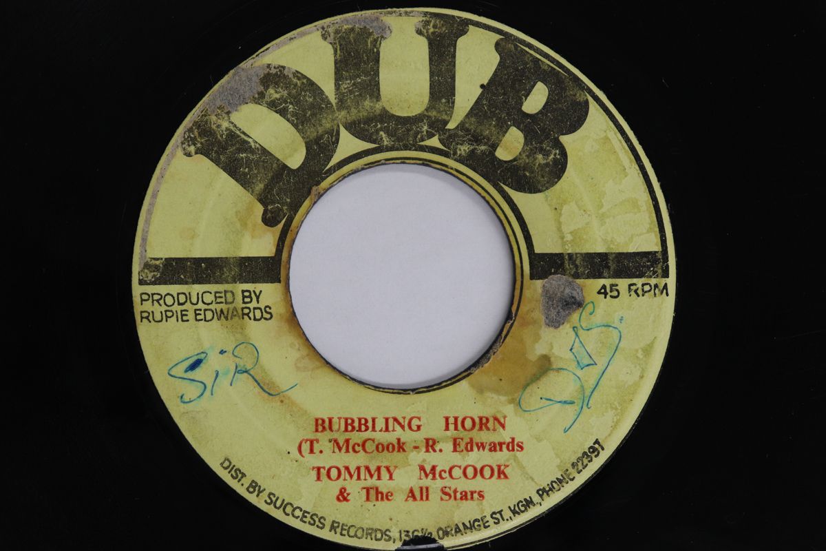 ジャマイカ7” Tommy McCook West Of Parade | Bubbling Horn none DUB |00080