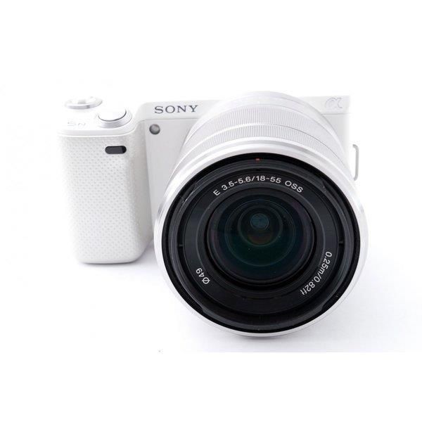 ソニー SONY NEX-5 N ホワイト レンズキット 美品 本物の一眼