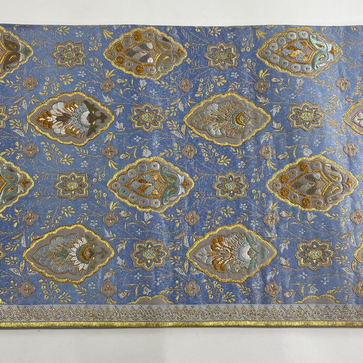 平和屋着物○六通柄袋帯 紹巴 京鹿の子 金銀糸 正絹 逸品 CAAT8003hy