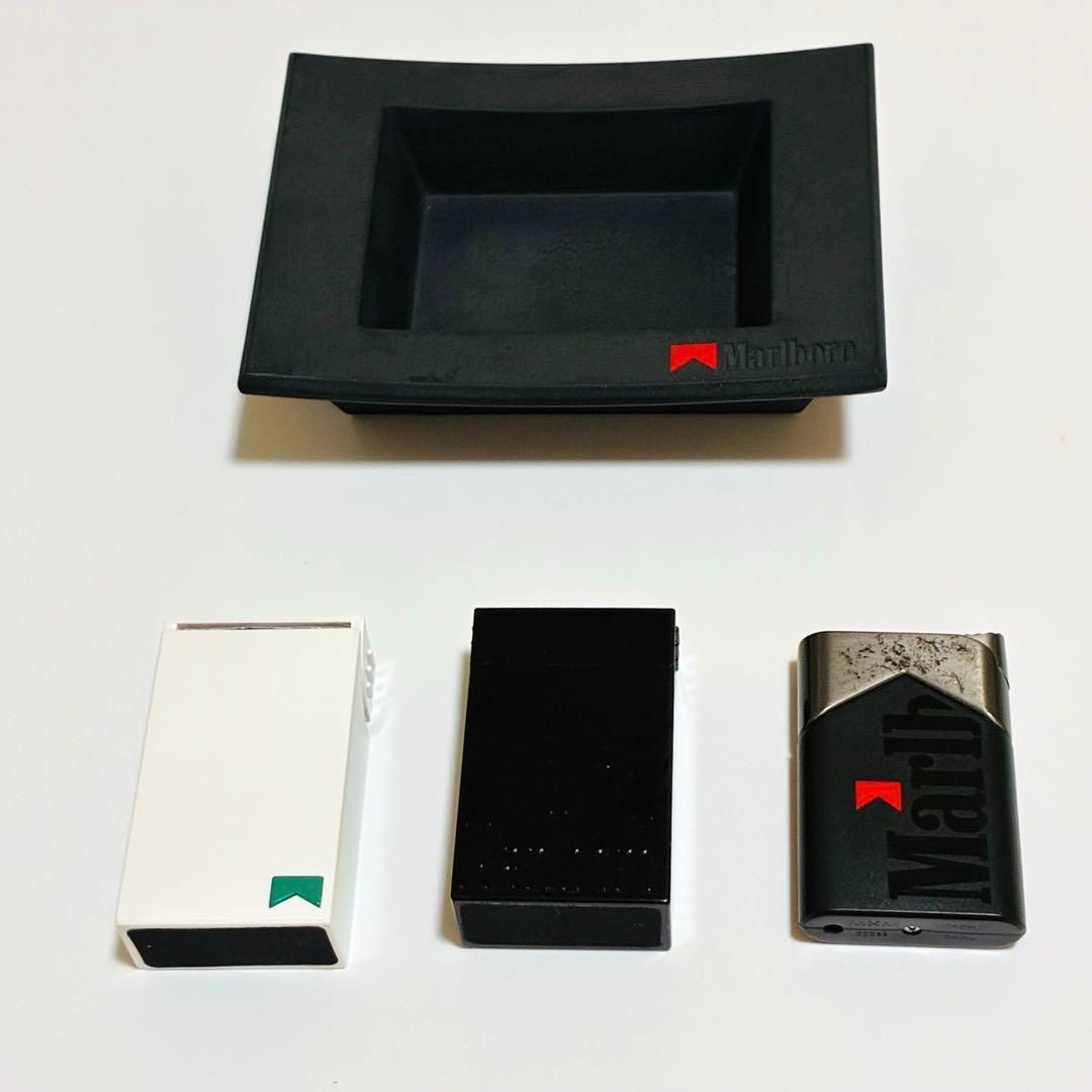 Marlboro マルボロ ターボライター 灰皿 マッチケース 4点セット