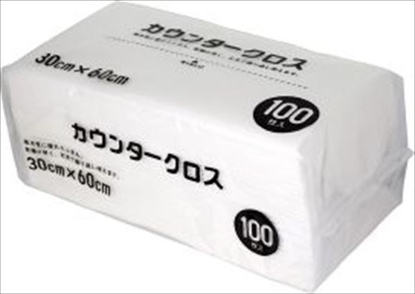 まとめ買い-16点セット カウンタークロス１００枚ホワイト 大和物産 たわし ふきん