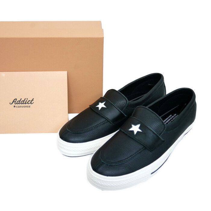 CONVERSE Addict コンバースアディクト 国内正規 24AW ONE STAR LOAFER ワンスターローファー スリッポン  1AD251 BLACK ブラック 黒 US8.5 27 - メルカリ