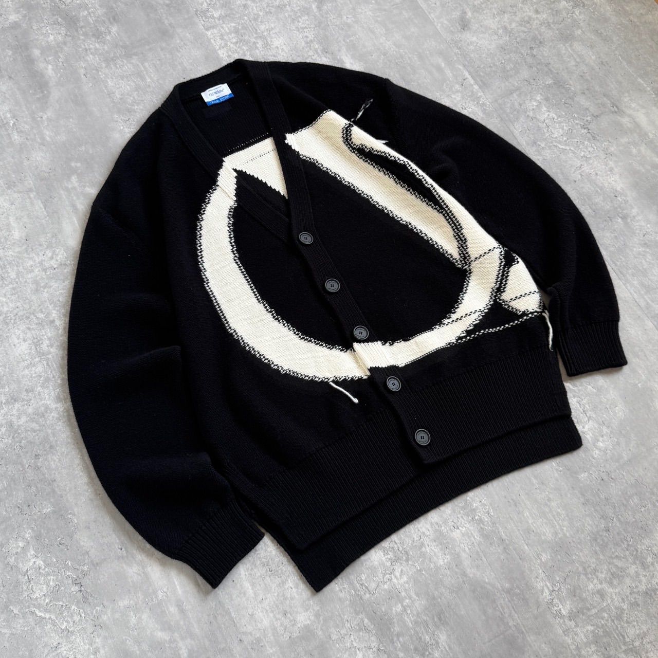 ・21FW・OFFWHITE・オフホワイト・カーディガン・ブラック・ 21FW・OFFWHITE・オフホワイト・カーディガン・ブラック・
