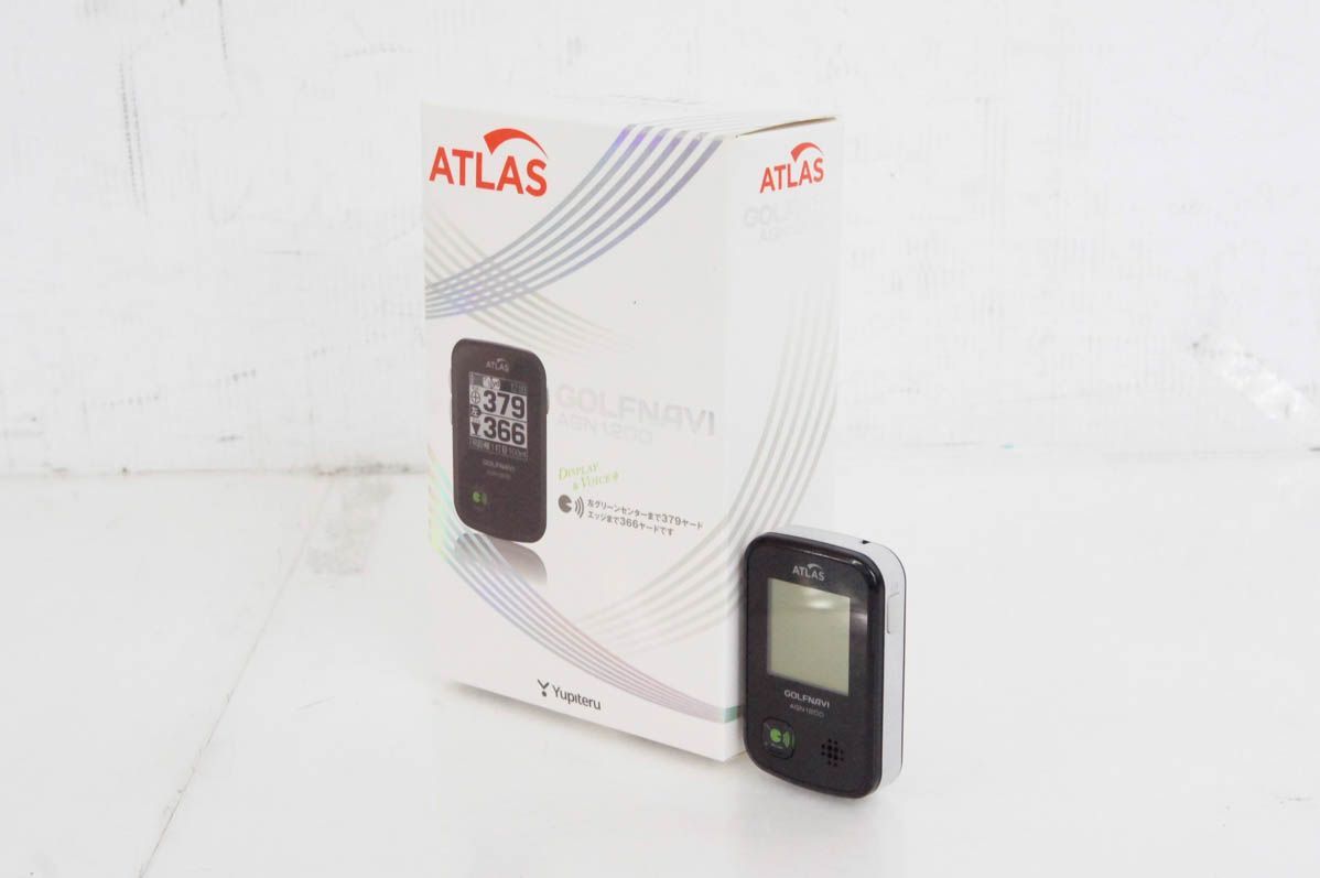 【中古】Yupiteruユピテル ゴルフスイングトレーナー AGN1200 ATLAS GOLFNAVI ゴルフナビ AGN1200｜ゴルフナビ｜Yupiteru（ユピテル）