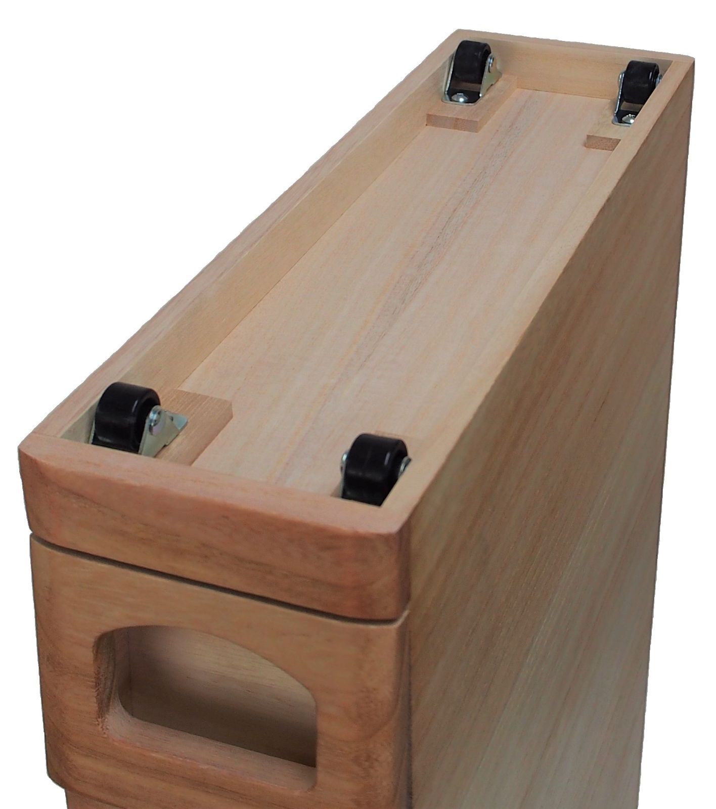 桐製スリムライスディスペンサー 12kg収納