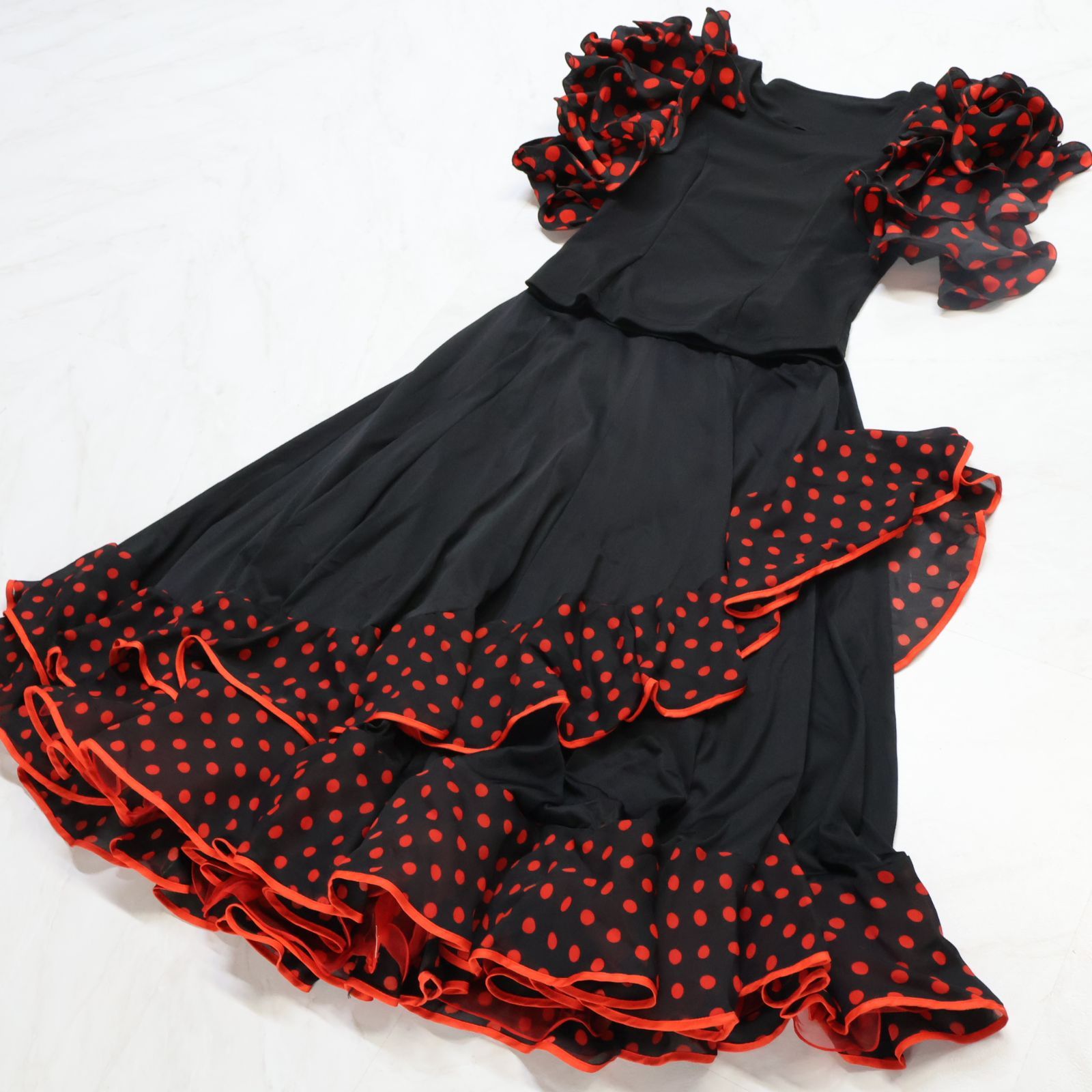 美品 フラメンコ衣装】ブラック prima boutique プリマ