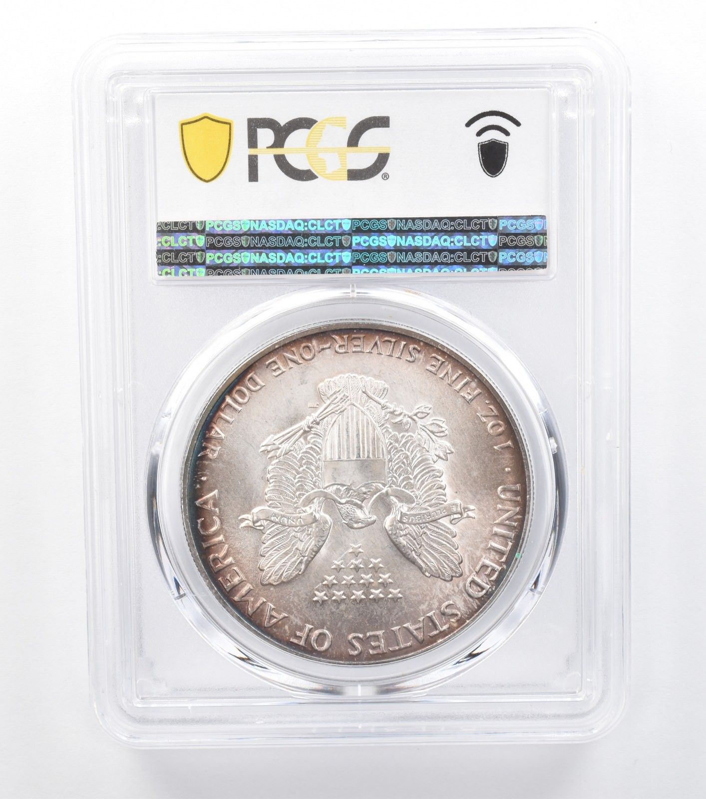 1987年 アメリカンイーグル銀貨 MS 68 1987年 アメリカン シルバー イーグル MS68 PCGS ブルー