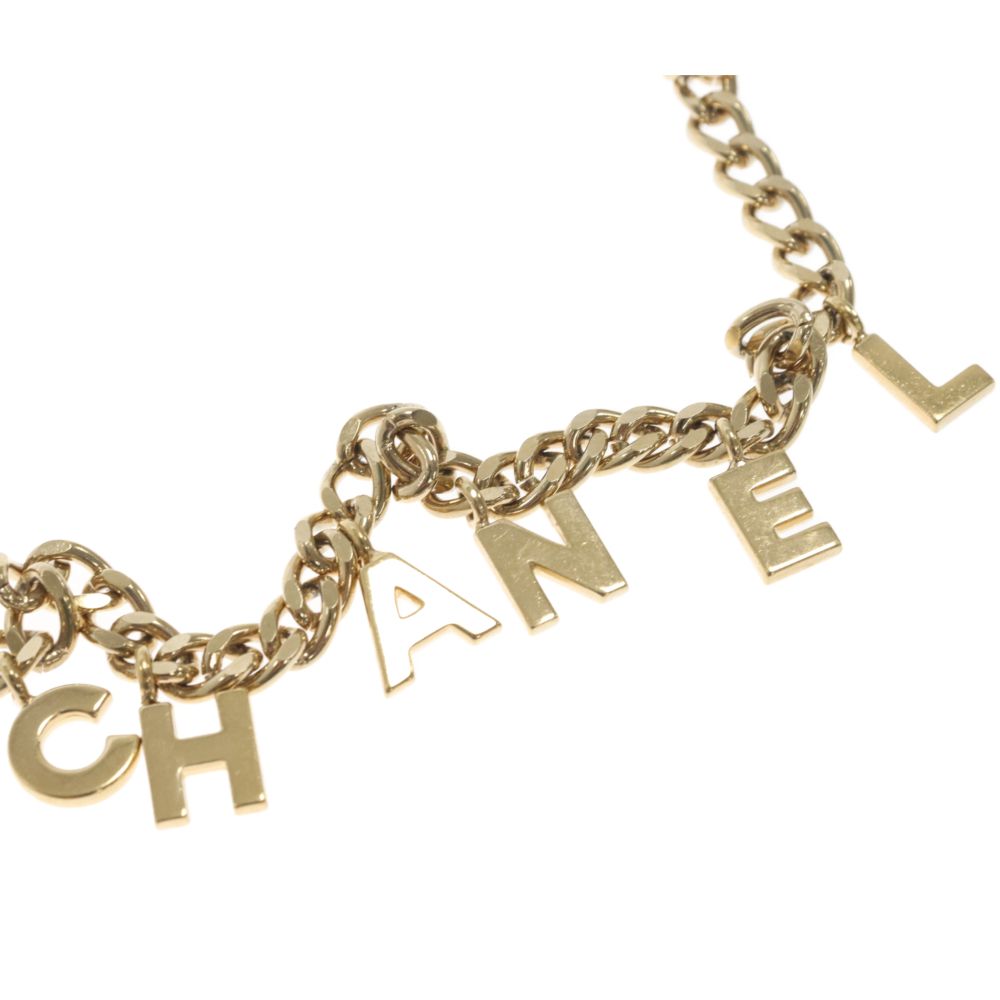 CHANEL (シャネル) イニシャル チャーム チェーン ネックレス