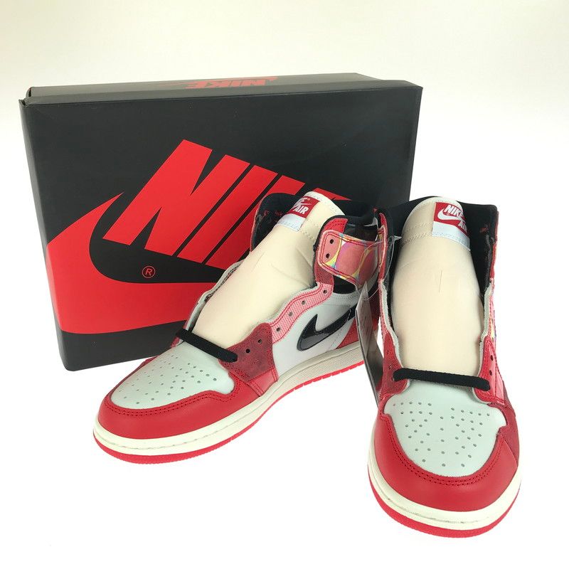 【美品】NIKE ナイキ × SPIDER-MAN スパイダーマン AIR JORDAN 1 HIGH OG SP NEXT CHAPTER SPIDER-MANDV1748-601 【160-251013-rt-04-tag】