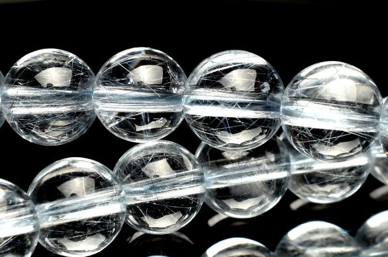 【１点物】AAAA☆希少カラー ブルールチルクォーツ 6mm ブレスレット パワーストーン 天然石 _L9719