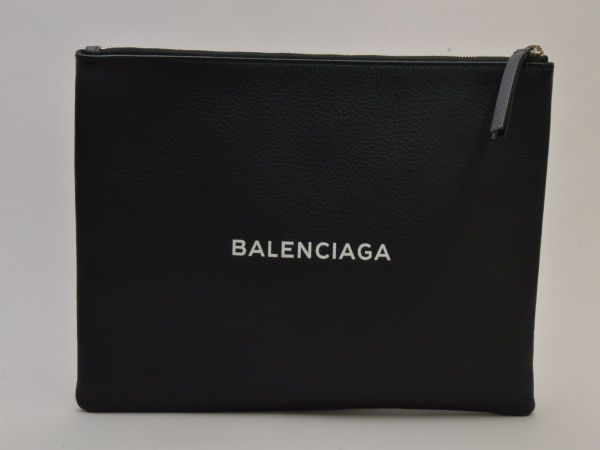 バレンシアガ BALENCIAGA エブリデイ セカンドバッグ/クラッチ レザー