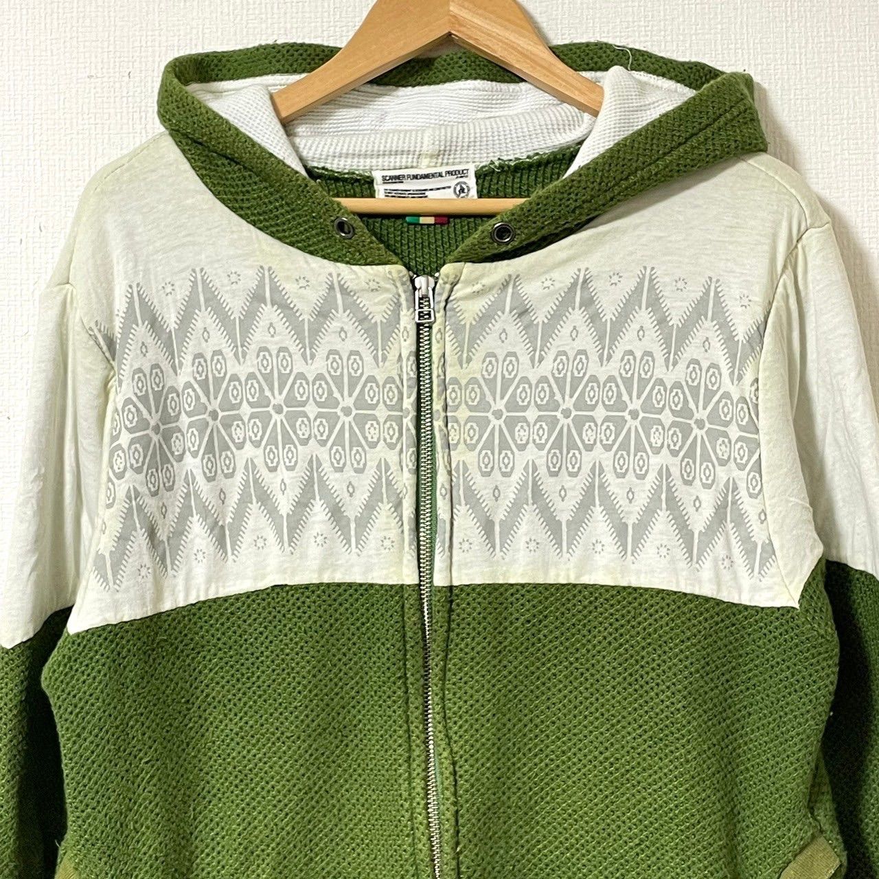scanner(スキャナー) バック刺繍ジャケット 力強く