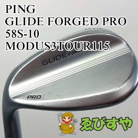 入間【中古】 レフティーウェッジ ピン GLIDE FORGED PRO 58S-10 MODUS3TOUR115 S 58[4537]