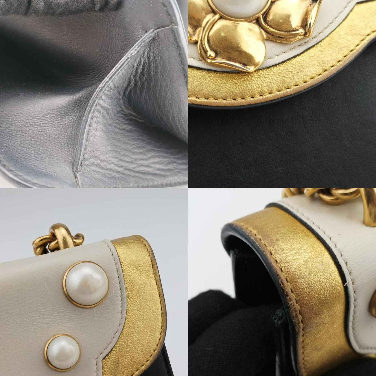 ぷーとぃさま専用⭐︎【開封後未使用】GUCCI レオパード 大盤ショール GUCCI】グッチ『バンブー 2WAYハンドバッグ』002・2122・0506