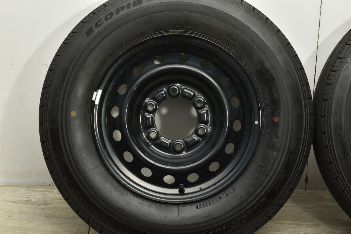 ハイエース ECOPIA RD613 15インチタイヤセット 2023年製 バリ溝 美品
