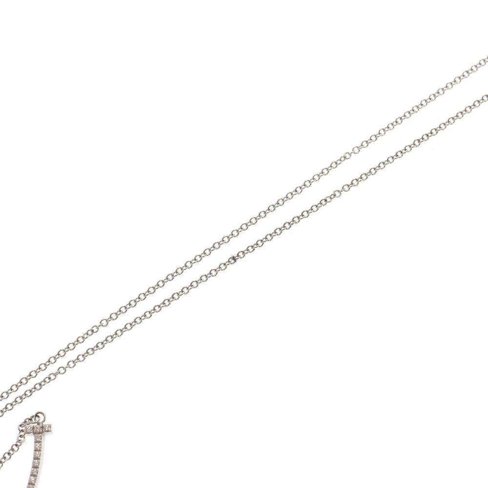 TIFFANY&Co (ティファニー) Tスマイル スモール ダイヤ ネックレス  