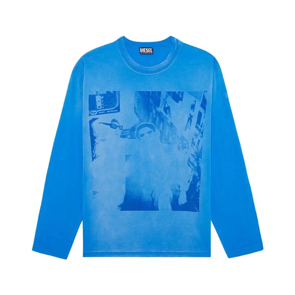 L DIESEL ディーゼル クレーン Tシャツ 青