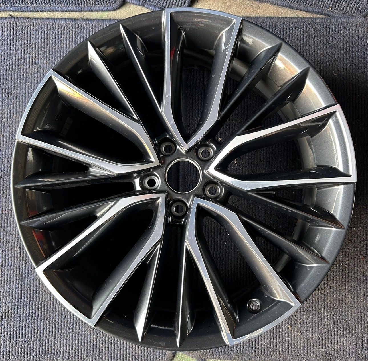 LEXUS NX 純正 20インチ ホイール1本 7.5J 35 PCD114.3 ハブ径約60 No.714