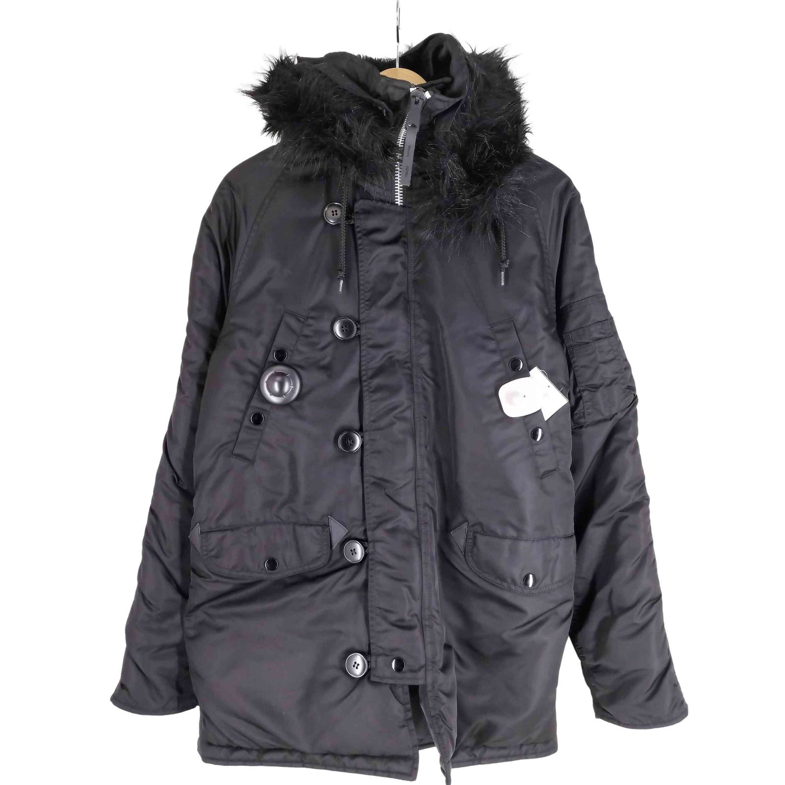 アルファインダストリーズ ALPHA INDUSTRIES N-3B ブラックファー 