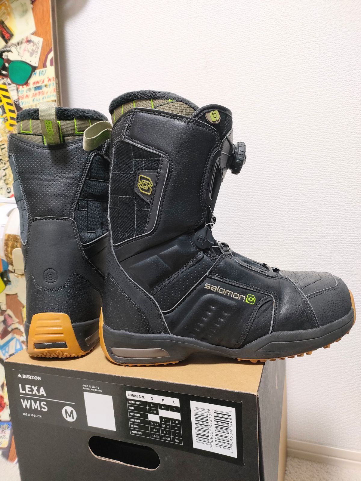 BURTON SALOMON ワックス塗って発送もできます！定価総額13万