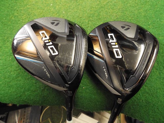 2210 Qi10 3W+5W 純正カーボン S 差戻し セット テーラーメイド フェアウェイウッド .2211