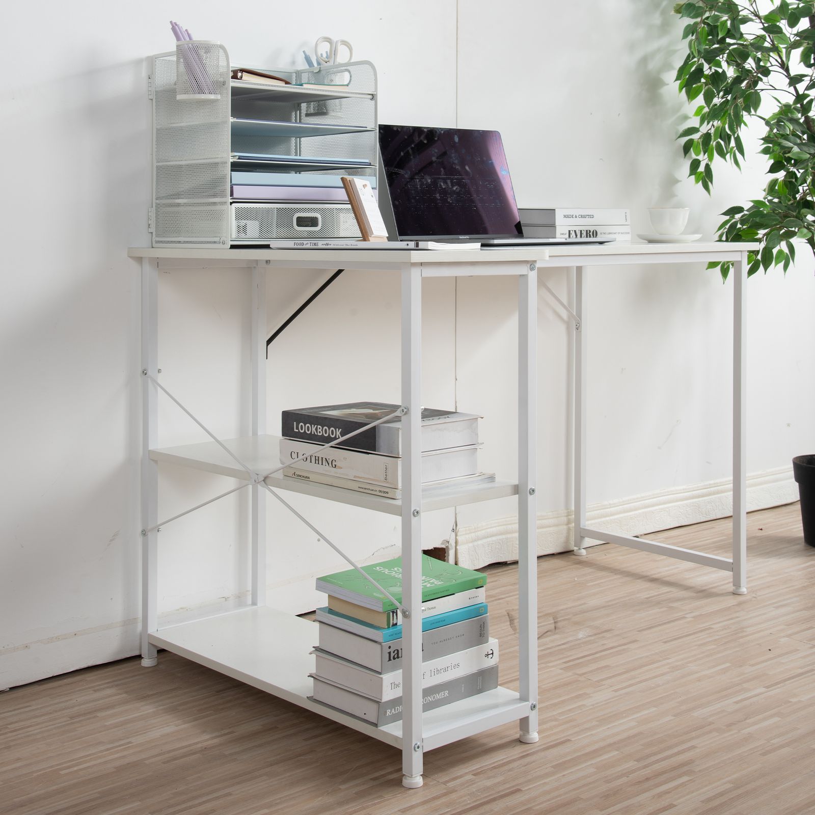 デスク木製 ミシン台