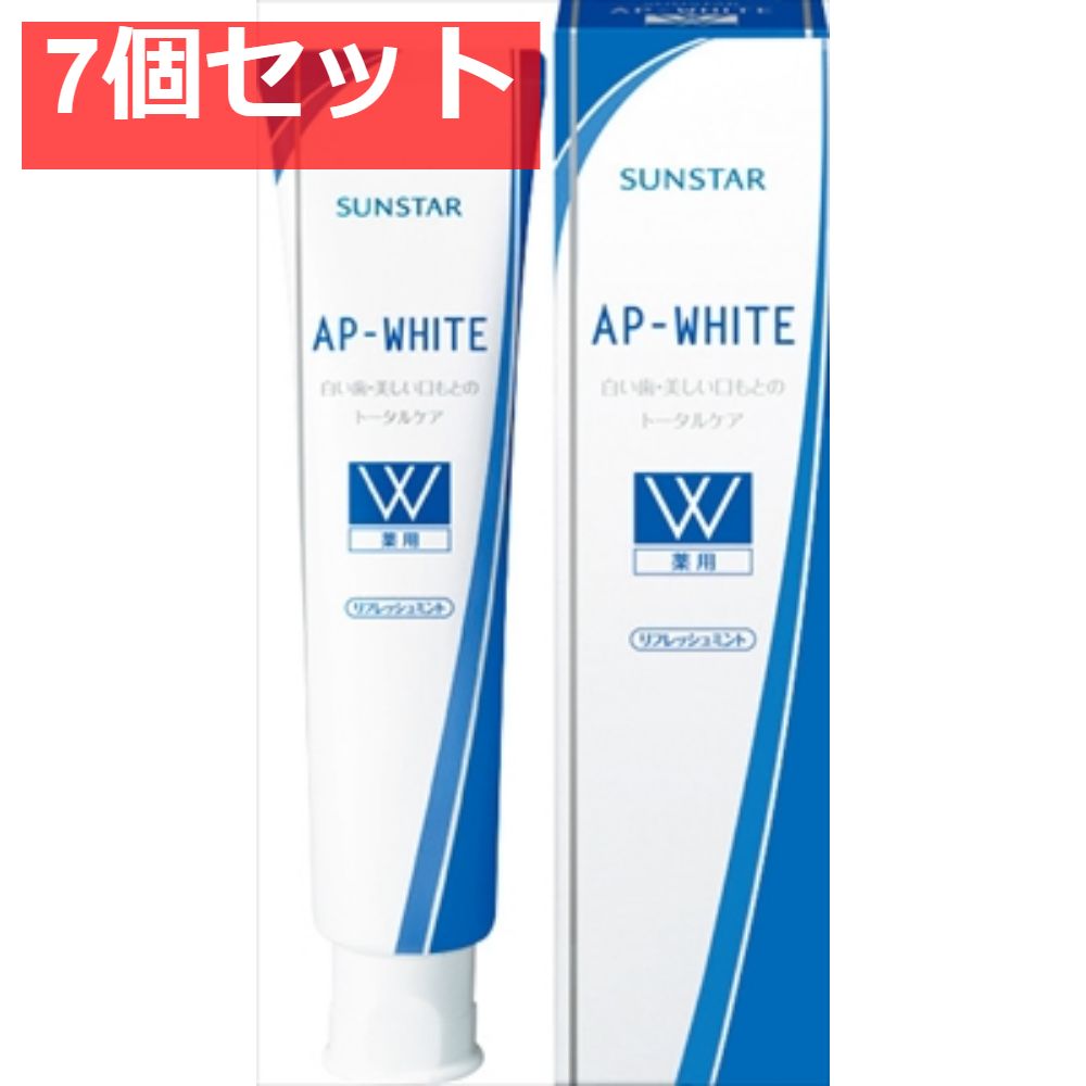 薬用APホワイトペーストリフレッシュミント110g 7個セット まとめ売り